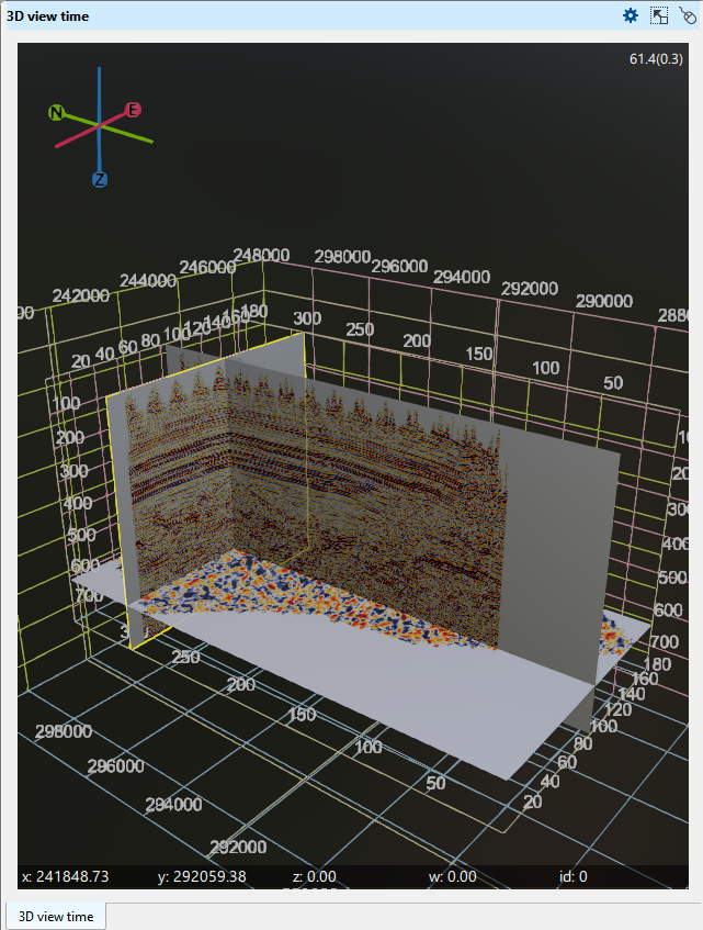 3Dview_Time_inline-xline-time-slice_TTD