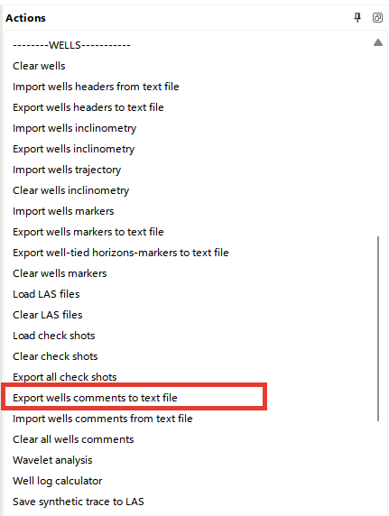 Export_well_comments_actions
