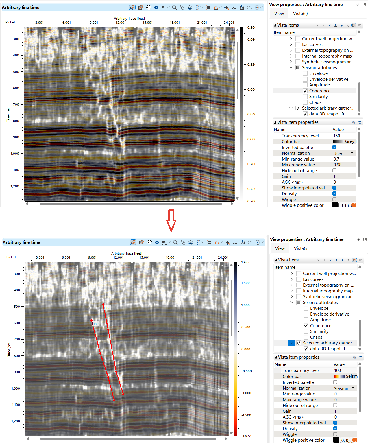 Faults_picking_using_attributes