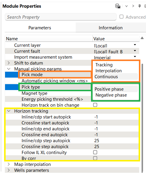 Horizons_picking_parameters