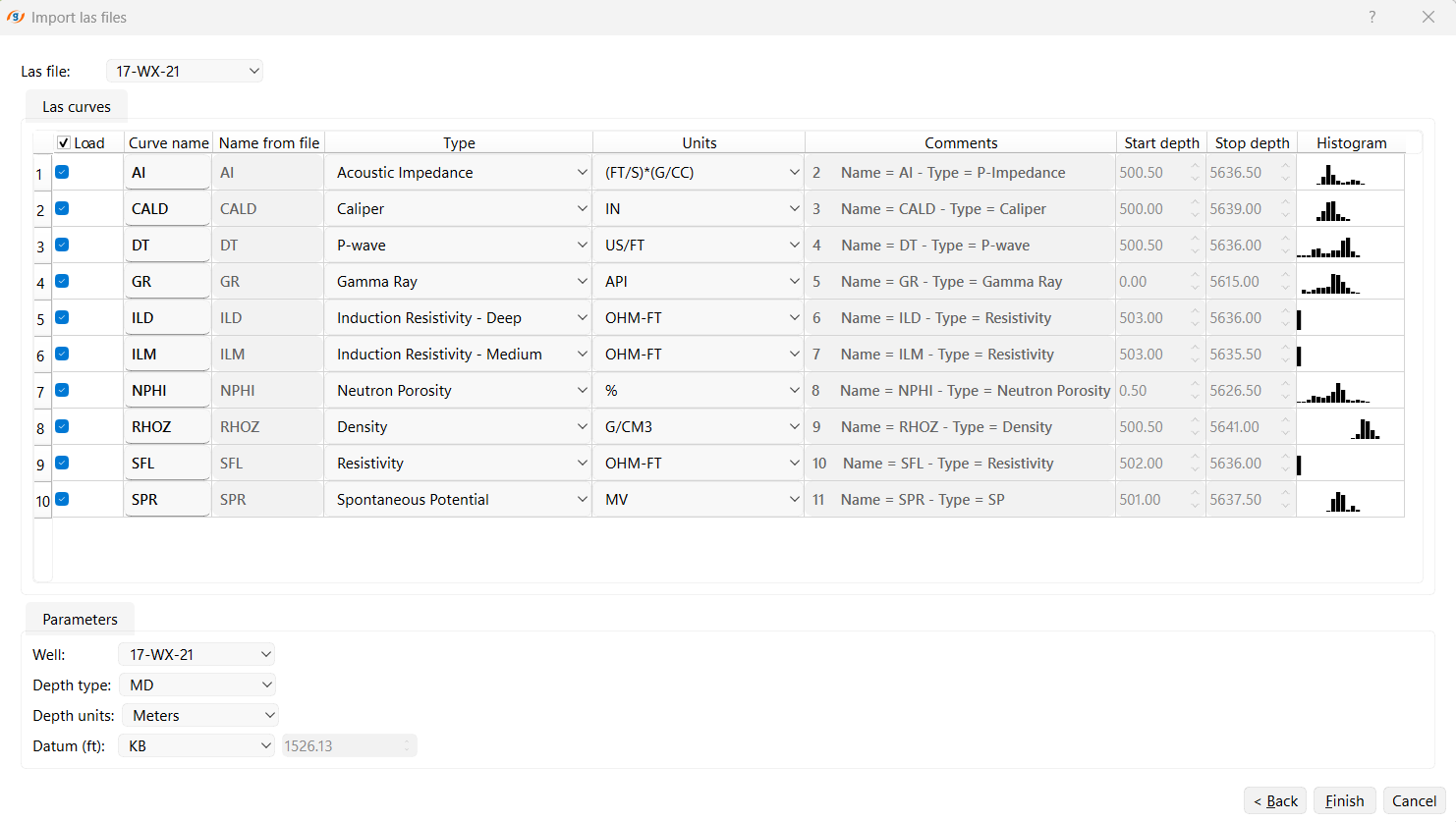 Import_LAS_advanced_wizard_2step