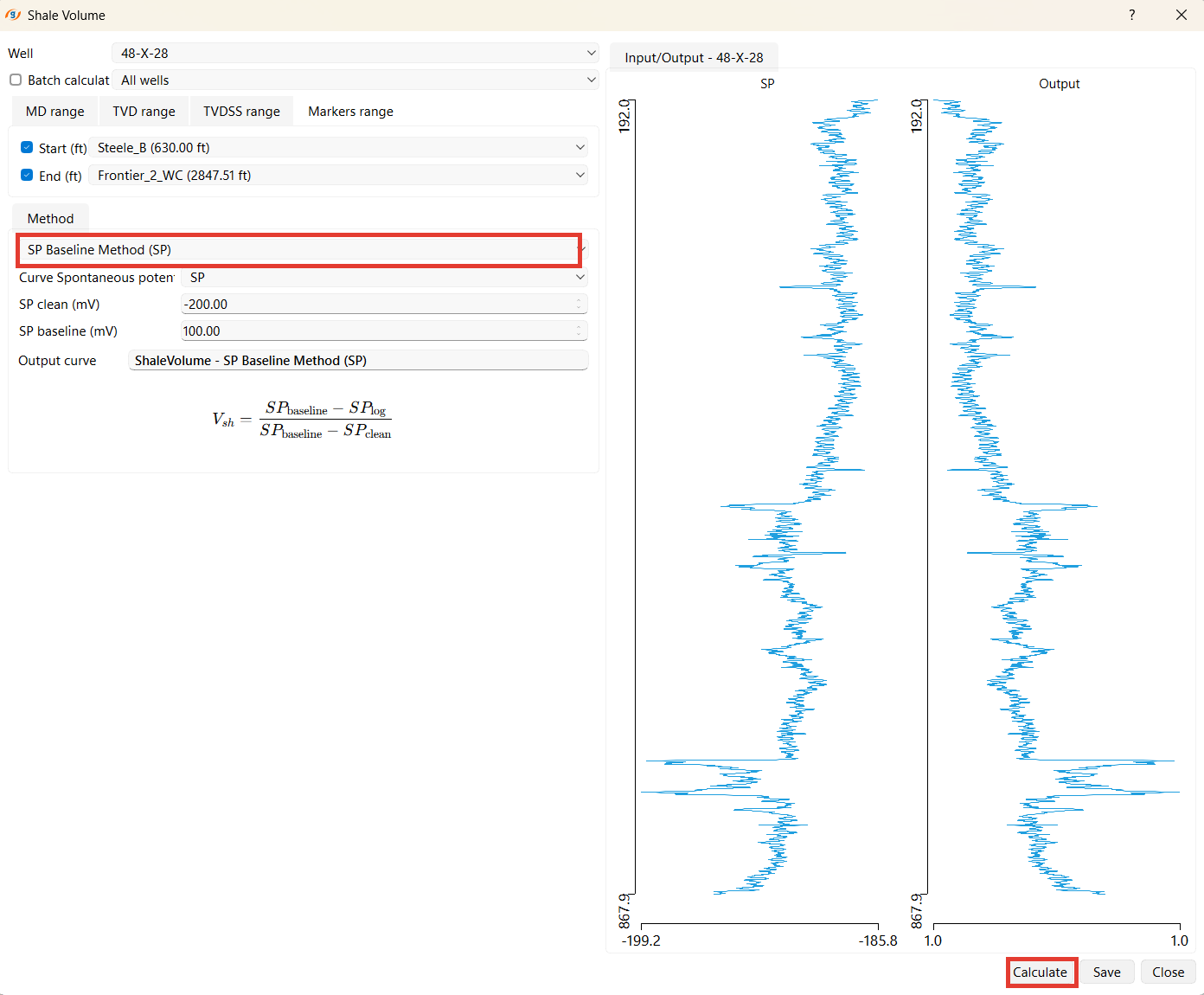 Shale_volume_SP_baseline