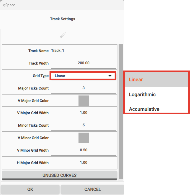 Well_correlation_vew_track_settings