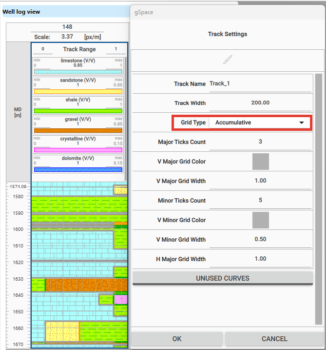 Well_correlation_view_accumulative_grid_type